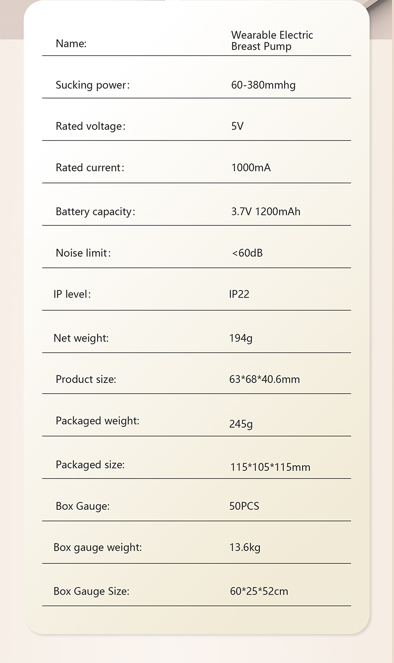 X902 Wearable Breast Pump Details 10